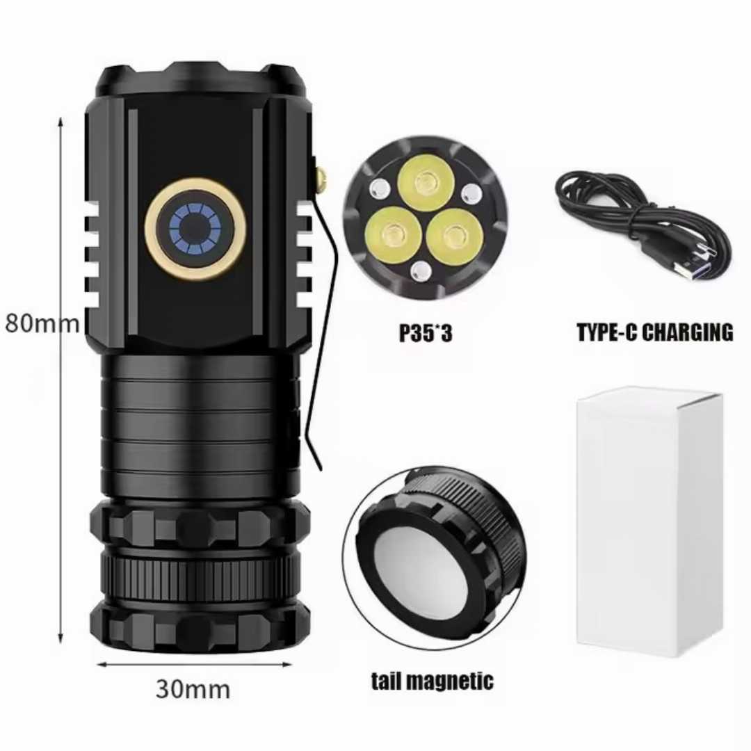 LED,Mini,Flash,Super,Power,Flashlight