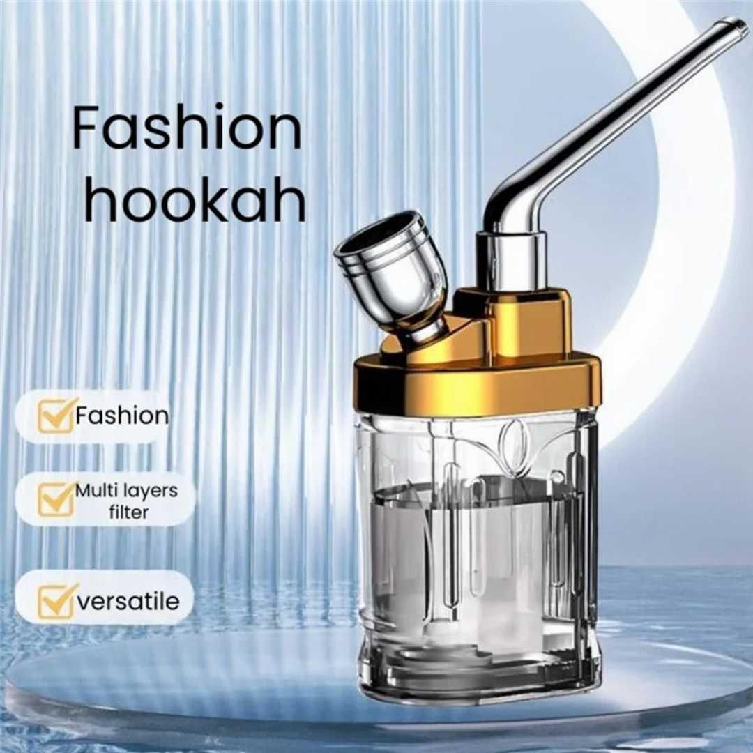 Hookah,Water,Bong,Fashion,Pipe,for,Cigarette,&,Cut,Tobacco,Multi,Layer,Filtration,for,Adult